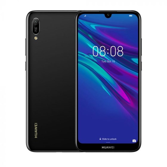 Smartphone Huawei Y6 2019 Crni Mediatek MT676 Quad-core 2.00GHz 2GB 32GB 6.09" Android 9.0 3G 4G WiFi GPS Bluetooth 4.2 DualSIM P/N: 51093KGW