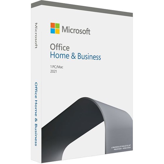 Software Microsoft Office 2021 Home & Business FPP ENG Medialess Word, Excel, PowerPoint, OneNote, Outlook, Teams P/N: T5D-03511