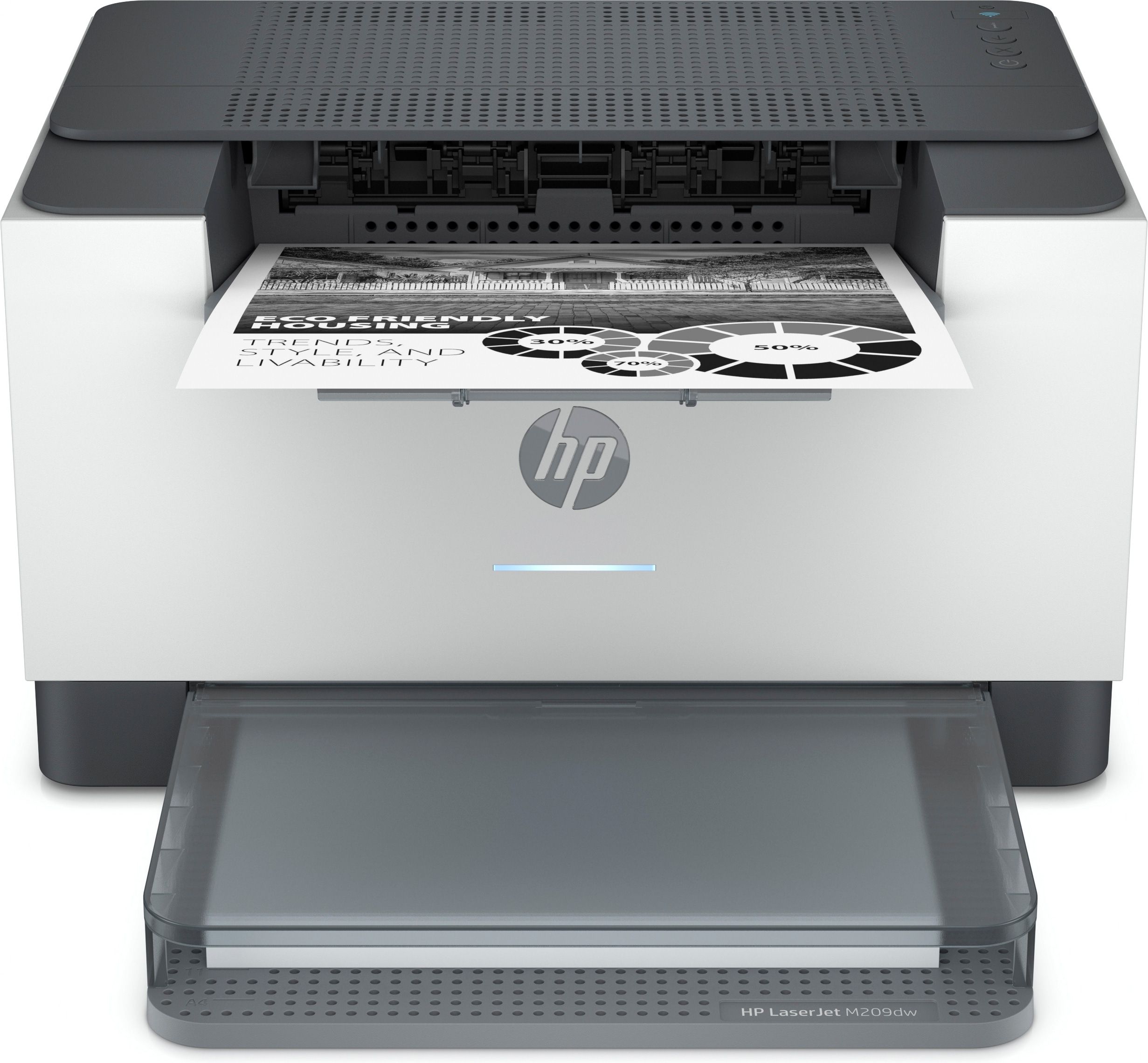 Pisač, HP LaserJet M209dw, 600x600dpi, brzina: 29str/min, USB 2.0 LAN Wi-Fi, P/N: 6GW62F