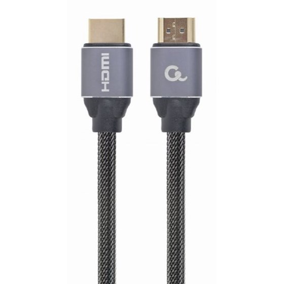 Kabel HDMI - HDMI 3m braided 4K UHD Ethernet Premium series Gembird P/N: CCBP-HDMI-3M