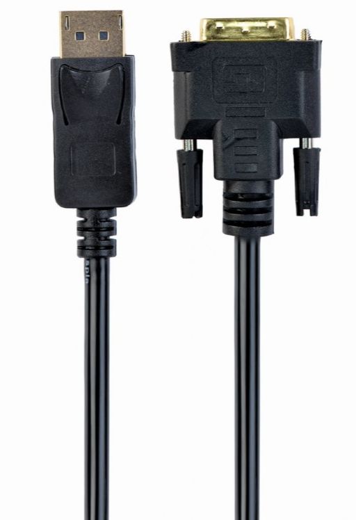 Kabel DisplayPort - DVI 1.8m Gembird crni P/N: CC-DPM-DVIM-6