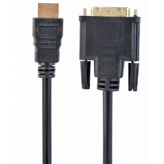 Kabel HDMI M - DVI M 1.8m Gembird, crni P/N: CC-HDMI-DVI-6 
