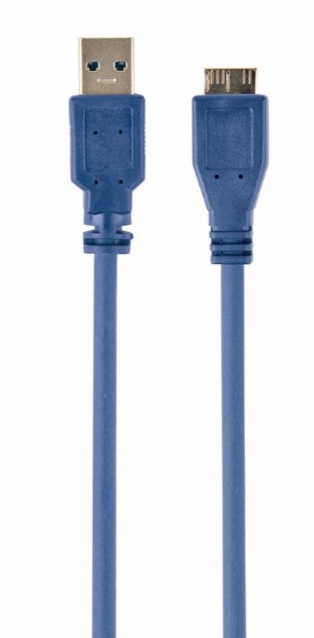 Kabel USB 3.0 - Micro B 1.8m Gembird plavi P/N: CCP-mUSB3-AMBM-6