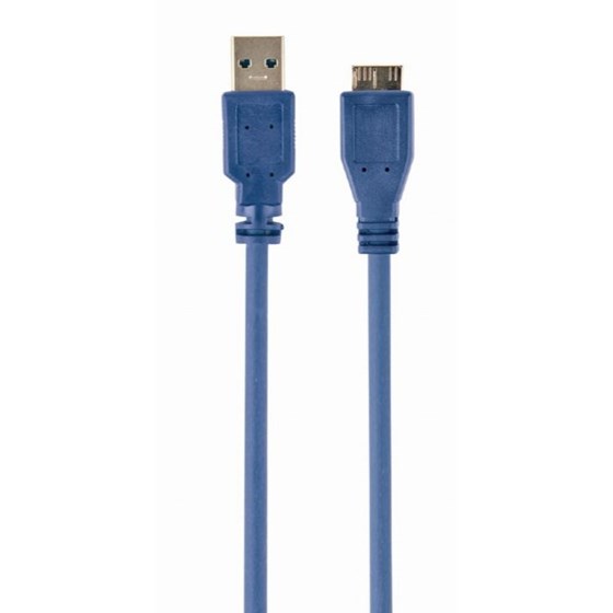 Kabel USB 3.0 - Micro B 1.8m Gembird plavi P/N: CCP-mUSB3-AMBM-6