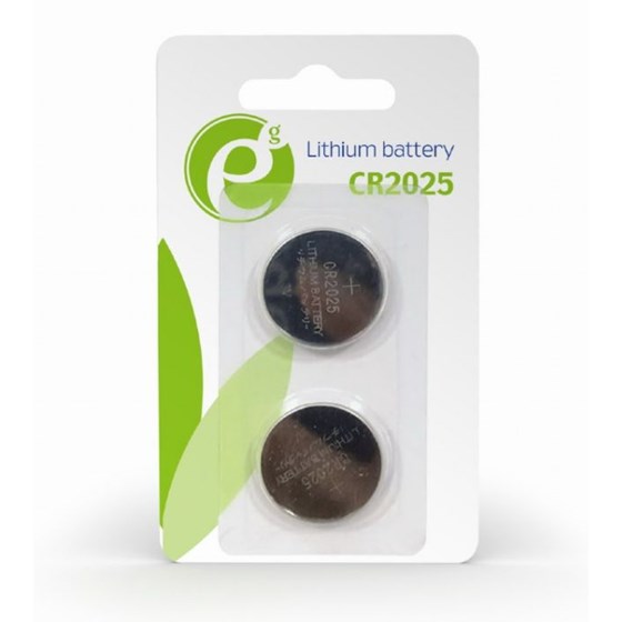 Baterija Gembird CR2025 Lithium 3V button, 2-pack P/N: EG-BA-CR2025-01