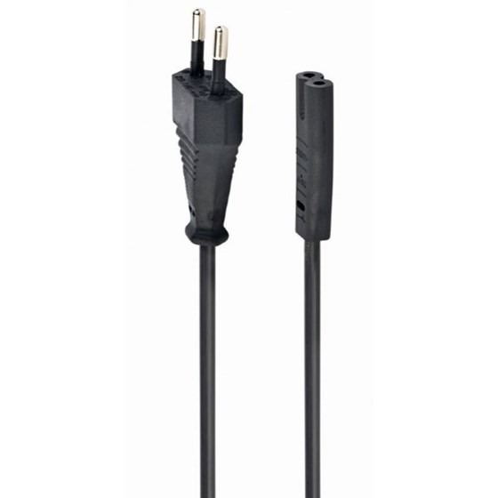 Kabel za napajanje 2-pin C7 1.8m Gembird crni, PC-184-VDE