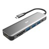 USB-C HUB Silicon Power SU20, 7u1 3x USB-A, 1x USB-C, 1x HDMI, 1x SD reader, PowerDelivery