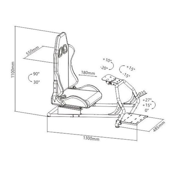 SPAWN RACING SIMULATOR COCKPIT LITE