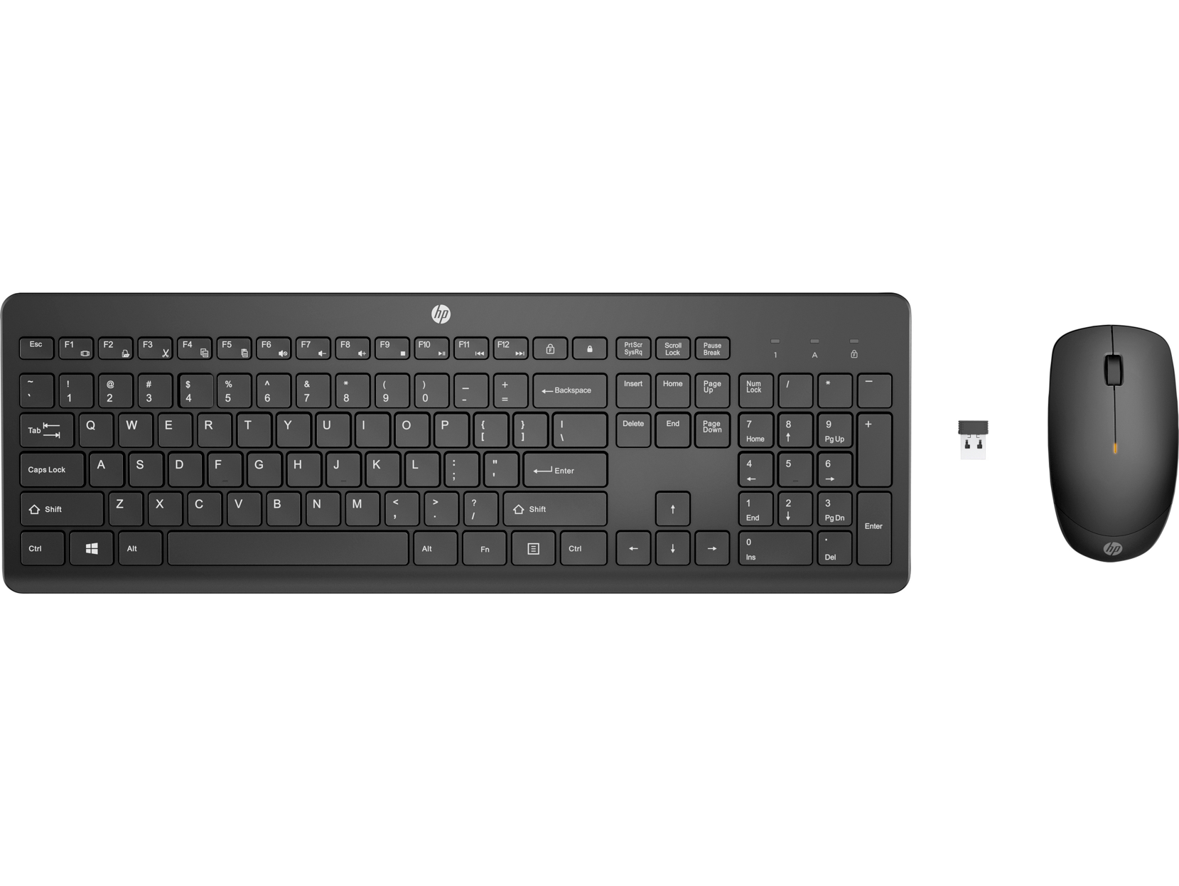 Tipkovnica i miš Bežična HP 230 Wireless Keyboard + miš Combo crna P/N: 18H24AA