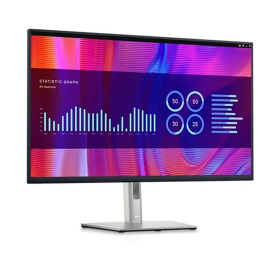 Monitor Dell P3223DE, 31,5" QHD, 4x USB, 1x USB C PowerDelivery 90W, 1x RJ45, Pivot