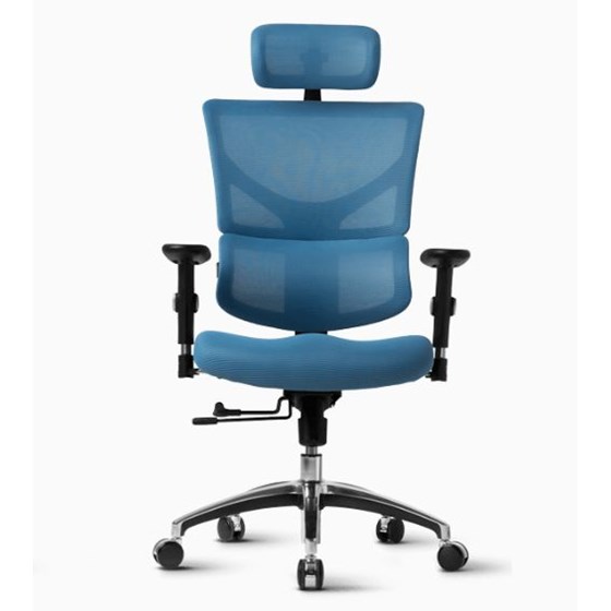 Ergonomski uredski stolac SMART BASIC 06 Svijetlo plava boja