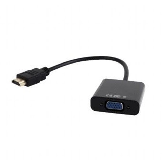 Adapter HDMI M - VGA F + audio adapter kabel Gembird P/N: A-HDMI-VGA-03