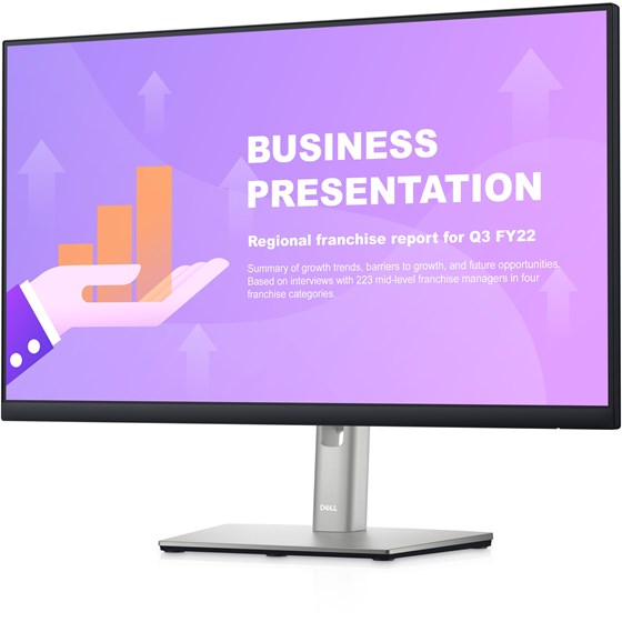 Monitor Dell P2422HE, 24" FullHD, 4x USB, 1x USB C PowerDelivery 65W, 1x RJ45, Pivot