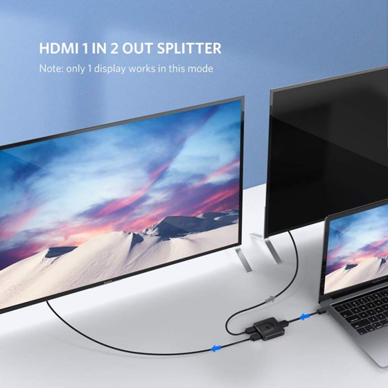 Ugreen HDMI 2.0 2x1 Switcher - Dvosmjerni prekidač, sklopka P/N: 50966