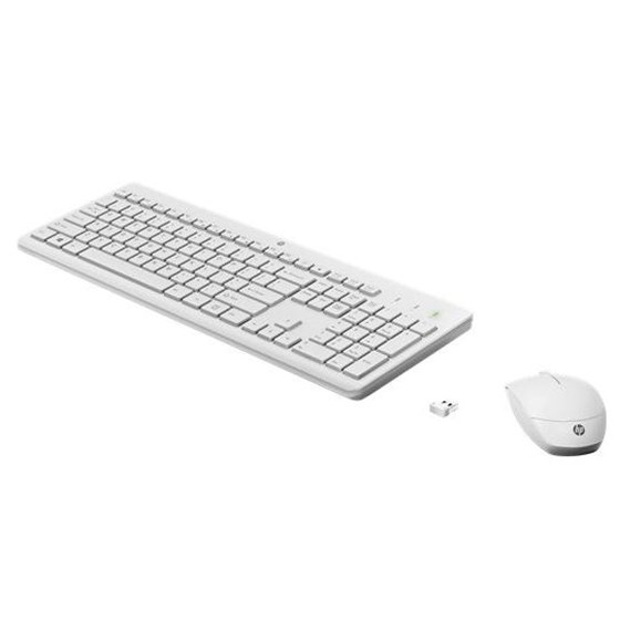 Tipkovnica i miš Bežična HP 230 Wireless Keyboard + miš Combo bijela P/N: 3L1F0AA