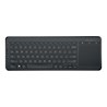 Tipkovnica Bežična Microsoft AiO Media TouchPad Keyboard USB crna, N9Z-00022 