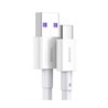 Kabel USB A - USB C 1m 66W Baseus fast charging, bijeli, CATYS-02