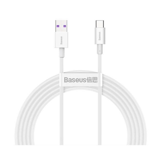 Kabel USB A - USB C 2m 66W Baseus bijeli P/N: CATYS-A02