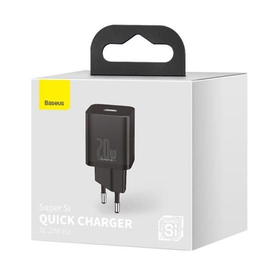 Univerzalni punjač Baseus Travel charger USB-C 20W crni P/N: CCSUP-B01