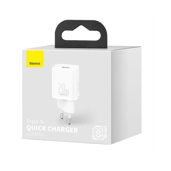 Univerzalni punjač Baseus Travel charger USB-C 20W bijeli P/N: CCSUP-B02