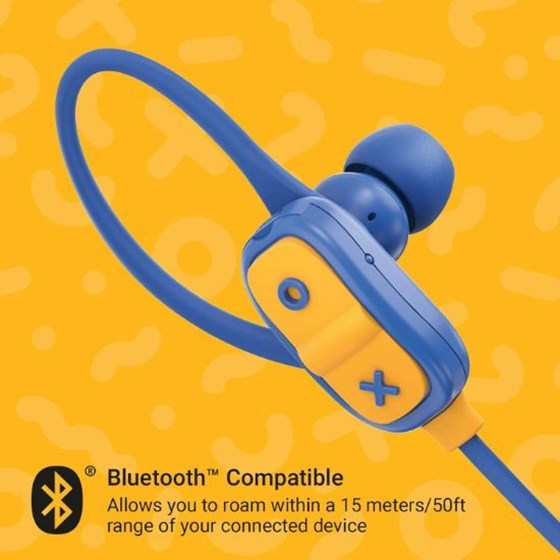 Slušalice JAM AUDIO LIVE LARGE BLUE IN-EAR WIRELESS HEADPHONES