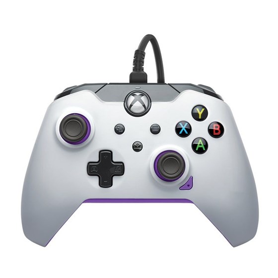 PDP XBOX WIRED CONTROLLER WHITE - KINETIC (PURPLE) 