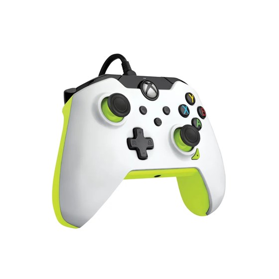 PDP XBOX WIRED CONTROLLER WHITE - ELECTRIC (YELLOW) 