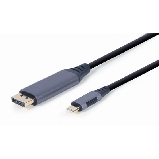 Kabel USB C - DisplayPort 1.8m Gembird CC-USB3C-DPF-01-6