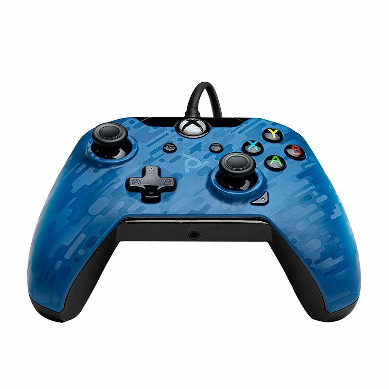 Blue camo wired shop xbox one controller