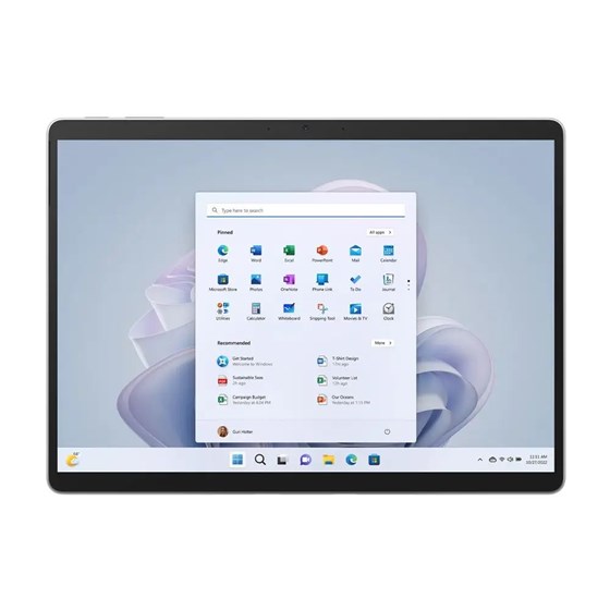 Microsoft Surface Pro 9, QIX-00007, 13" 2880x1920 120Hz TouchScreen, Intel Core i7 1255U, 16GB, 512GB SSD, W11H, Intel Iris Xe Graphics