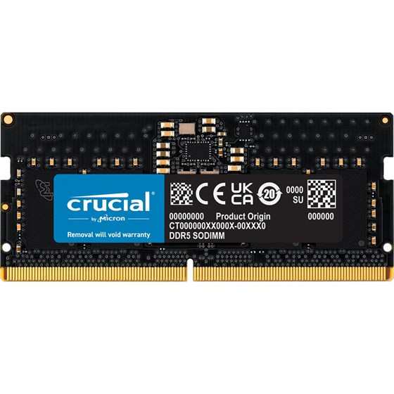 Memorija za laptope, 8GB (1x 8GB) DDR5 4800 MHz, Crucial, CT8G48C40S5