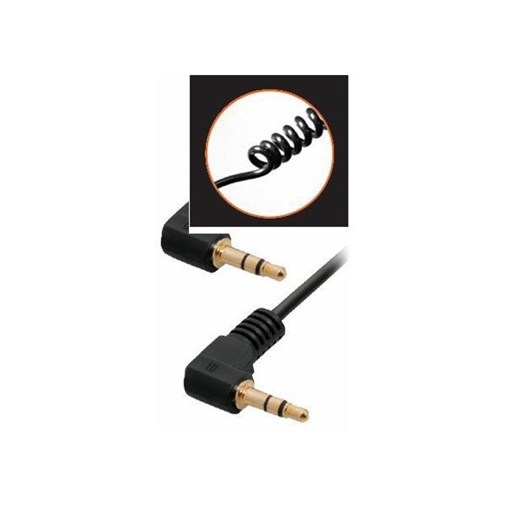 Kabel Transmedia A 51 SG, connecting cable with helical cable. 3,5 mm 