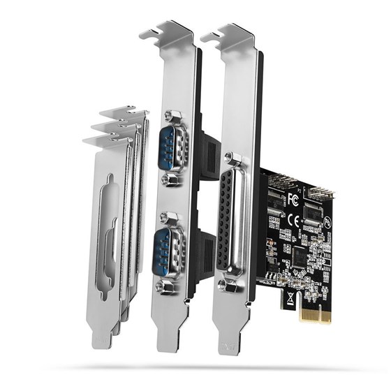AXAGON PCEA-PSN DB25M Parallelx1+DB9M Serialx2+LP PCEA-PSN P/N: PCEA-PSN