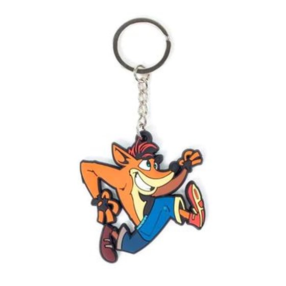 MERCHANDISE CRASH BANDICOOT 2020 RUBBER KEYCHAIN