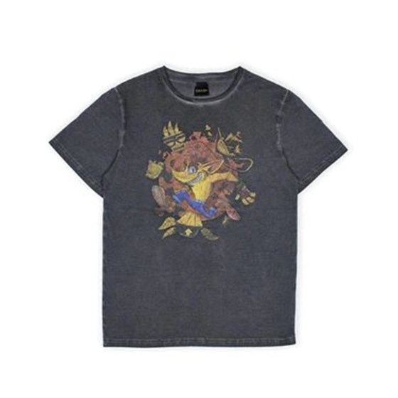 MERCHANDISE CRASH BANDICOOT 2020 OIL WASH T-SHIRT S