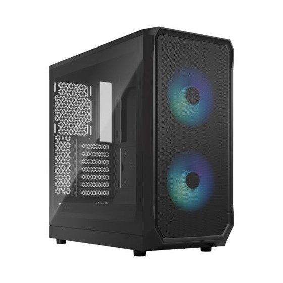 Kućište Fractal Focus 2 RGB Black TG, crno bez napajanja P/N: FD-C-FOC2A-03