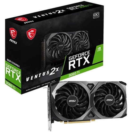 Grafička kartica MSI nVidia GeForce RTX 3060 Ti VENTUS 2X 8GD6X OC 8GB GDDR6X 1xHDMI 3xDisplayPort P/N: RTX 3060 TI VENTUS 2X 8GD6X OC