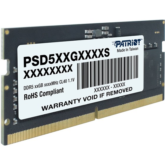 Memorija za laptope 16GB DDR5 4800MHz Patriot Signature P/N: PSD516G480081S
