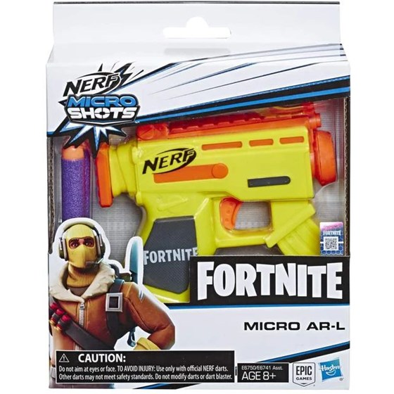 NERF- FORTNITE MICROSHOTS BLASTER MICRO AR-L