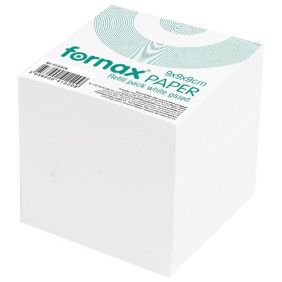 Papir Fornax 9x9x9 za kocku ljepljeni bijeli P/N: 000000466