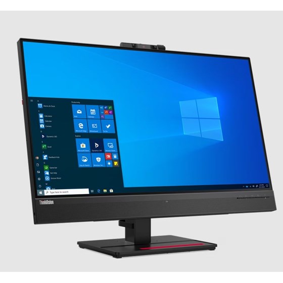 Monitor Lenovo ThinkVision T27hv-20, 62A9GAT1EU, 27" QHD IPS, 4ms, HDMI, DP, DP Out, Audio, 4x USB, Ethernet, Kamera