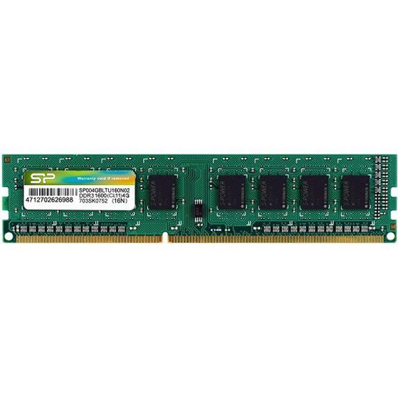 SILICON POWER DDR3 4GB 1600MHz CL11 DIMM 1.5V