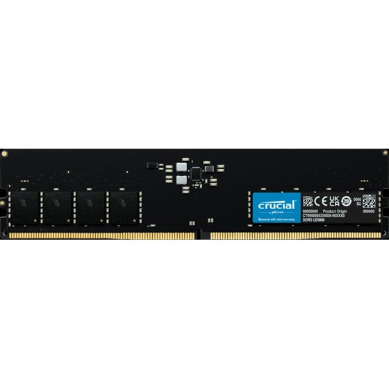 Memorija za PC 16GB Crucial DDR5 4800MHz UDIMM CL40 (1x16GB)