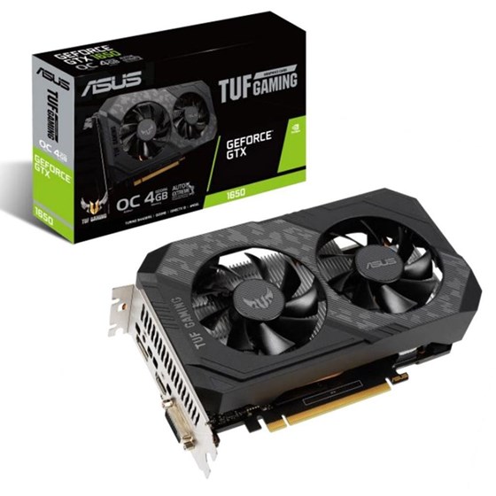 Grafička kartica VGA ASUS nVidia GeForce GTX 1650 TUF O4GD6-P-V2-GAMING 4GB GDDR6 1x DVI-D 1x HDMI 1x DisplayPort P/N: 90YV0GX2-M0NA00