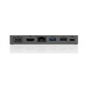 Lenovo Dock Powered USB C Travel Hub 65W, 2x USB, 1x USB C, 1x HDMI, 1x VGA, 1x RJ45