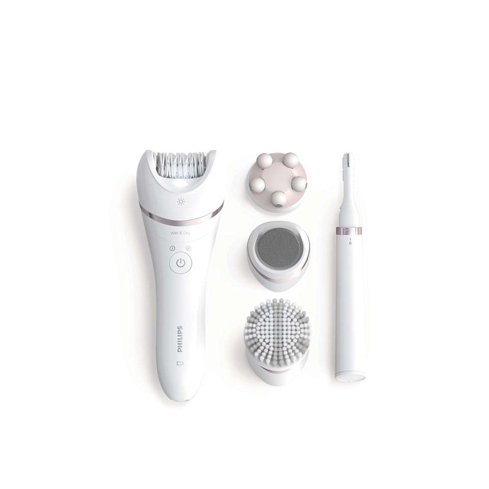 PHILIPS BRE740/90 EPILATOR SERIES 8000 EPILATOR ZA UPORABU NA MOKROJ ILI SUHOJ KOŽI
