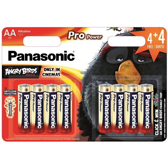Baterije Panasonic Alkaline Pro Power LR6PPG/8BW 4+4F  P/N: 02390898 