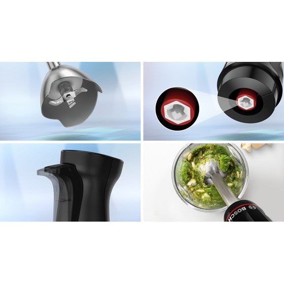 Bosch MSM4B621 Serie 4, Štapni mikser, ErgoMaster, 1000 W, Crna, antracit