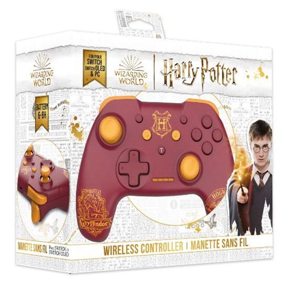 Bežični kontroler OFFICIAL HARRY POTTER - WIRELESS SWITCH CONTROLLER - GRYFFINDOR – RED