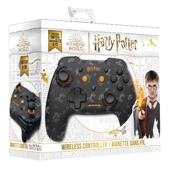 Bežični kontroler OFFICIAL HARRY POTTER - WIRELESS SWITCH CONTROLLER - GRYFFINDOR – BLACK